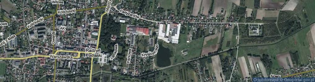 Zdjęcie satelitarne Krysińskiego Karola ul.